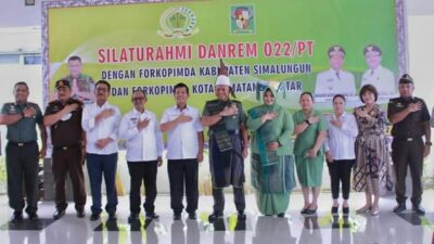 Silaturahmi Danrem 022/PT Bersama Forkopimda Kabupaten Simalungun Dan Kota Pematangsiantar