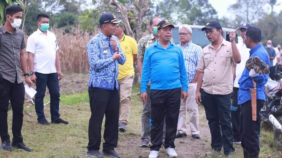 Bupati dan Ketua DPRD Simalungun Tinjau Giat Haroan Bolon Di Kecamatan Panei Dan Sidamanik