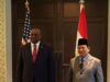 Prabowo Subianto Bercengkrama Dengan Menhan AS Lloyd Austin Di Singapura