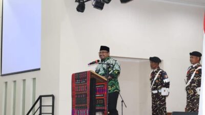 Menteri Agama RI Dan Bupati Toba Hadiri Pelantikan PW GP Ansor Sumut Di Kabupaten Toba