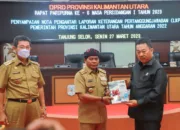 Gubernur dan Wagub Kaltara hadiri Rapat Paripurna ke-6, Penyampaian LKPj Kepala Daerah TA 2022