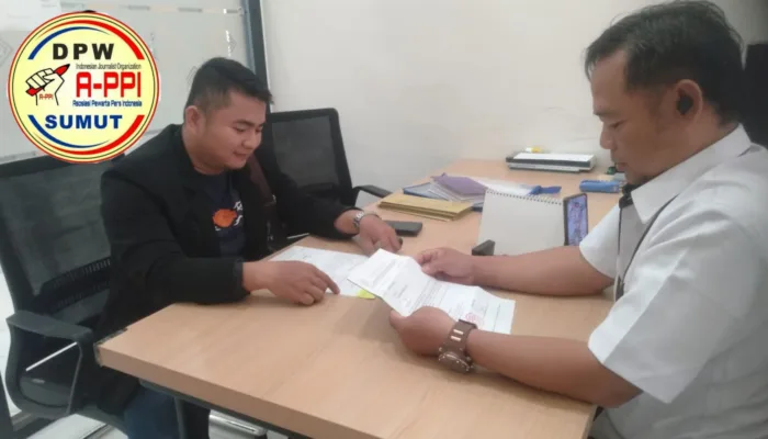 Visi dan Misi serta Program Kerja Terwujud, DPW APPI Sumut telah Layangkan Surat ke Pemprovsu