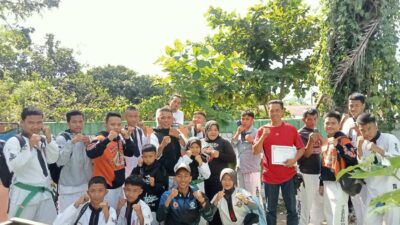 Atraksi Tarung Derajat Warnai Pembagian Rapor SMP Negeri 10 Kota Pematangsiantar