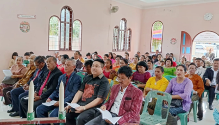 Patar Luhut Panjaitan Hadiri Perayaan Natal Punguan Panjaitan Pomparan Silundu Ni Pahu Sijorat Paraliman Anak, Boru, Bere, Ibabere Kota Pematang Siantar