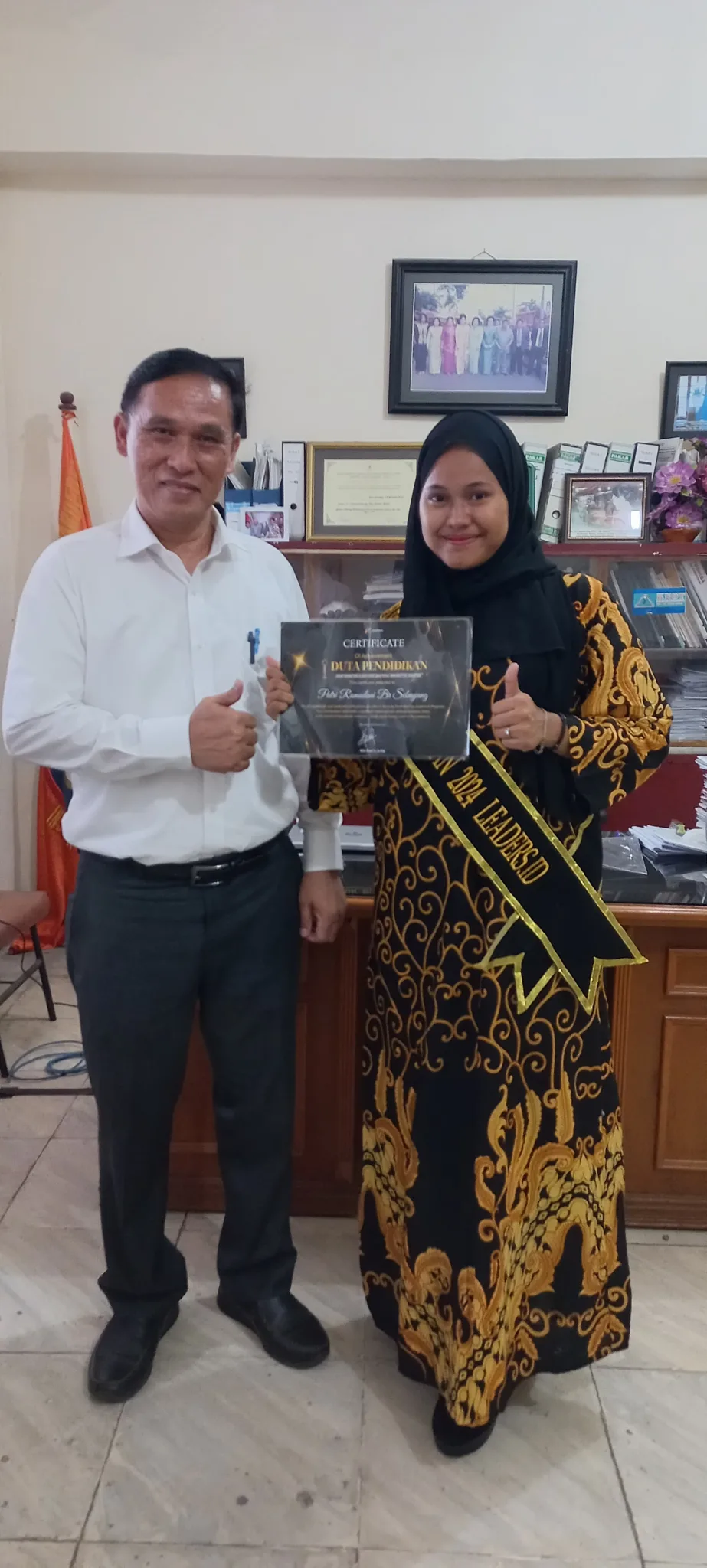 Putri Ramadani Sebayang, Mahasiswi Institut Sains dan Teknologi TD. Pardede Lolos Menjadi Finalis Duta Pendidikan 2024