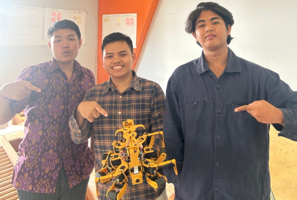 Bantu Kerja Tim SAR, Robot Karya Mahasiswa UPER Mampu Deteksi Korban Bencana