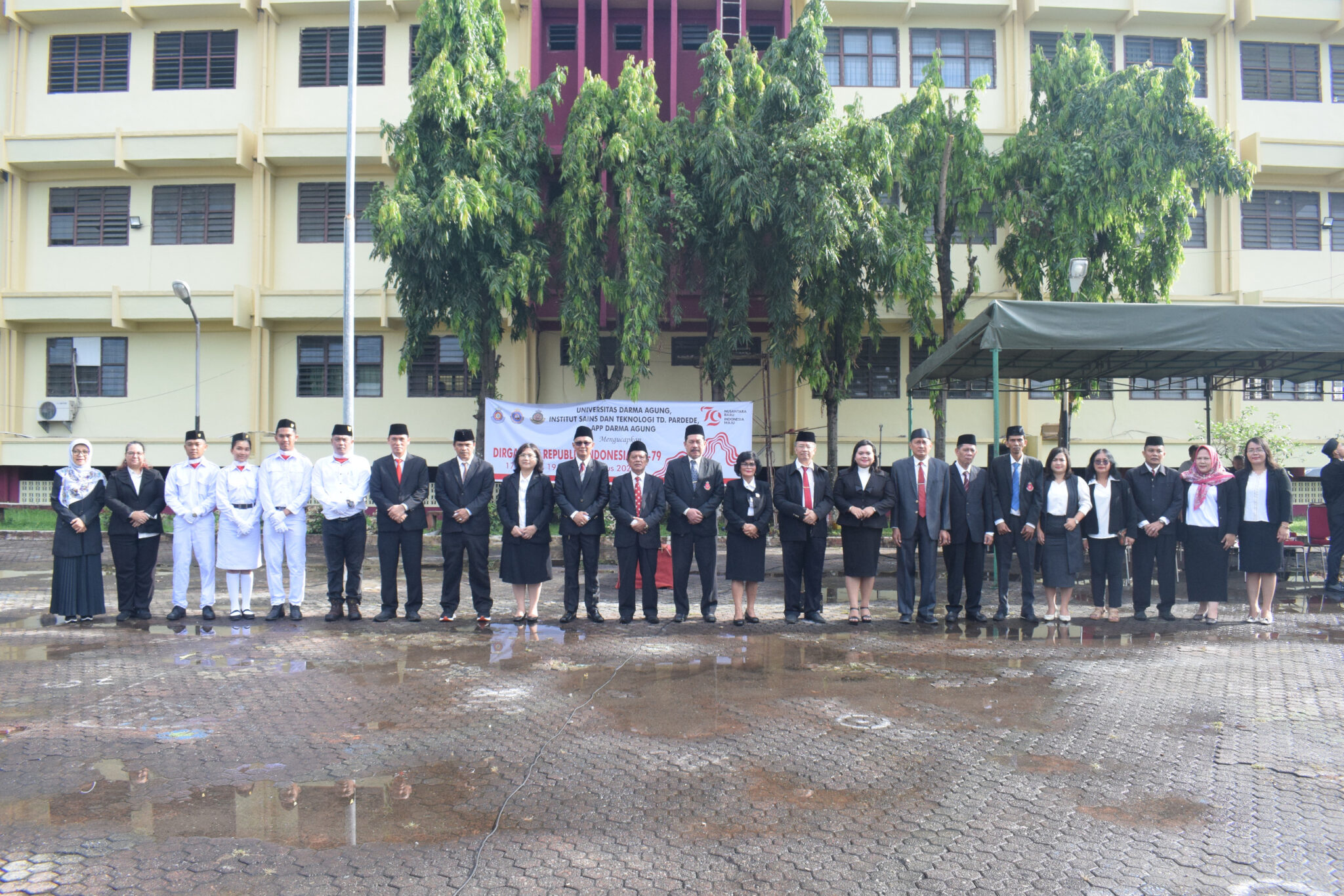 Universitas Darma Agung, Institut Sains dan Teknologi TD Pardede dan Akademi Pariwisata Dan Perhotelan Darma Agung Melaksanakan Upacara Bendera HUT RI Yang ke 79