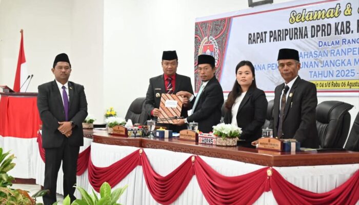 Ranperda RPJMD Kabupaten Humbang Hasundutan 2025-2029 Ditetapkan