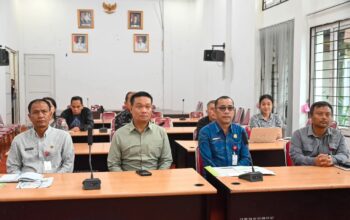 Bupati Humbahas Ikuti Rakor Evaluasi Capaian Program TB Tahun 2025 Melalui Vidcon