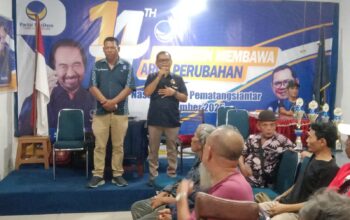 Turnamen Catur Warnai Peringatan HUT ke-14 Partai NasDem di Kota Pematangsiantar