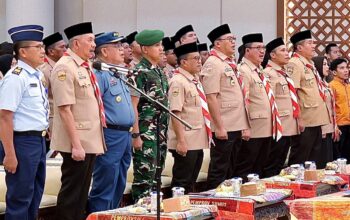 Wakil Bupati Simalungun Hadiri Pelantikan Pengurus Kwarda Sumut, Pramuka Didorong Perkuat Peran dalam Pencegahan Narkoba