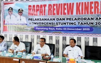 Pemkab Simalungun Lakukan Review Pelaksanaan dan Pelaporan Aksi Konvergensi Stunting Tahun 2025