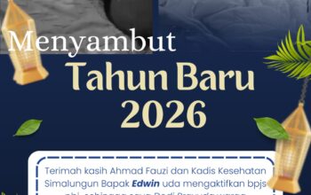 Sambut Tahun Baru 2026, Ahmad Fauzi dan Rekan Apresiasi Kadis Kesehatan Simalungun